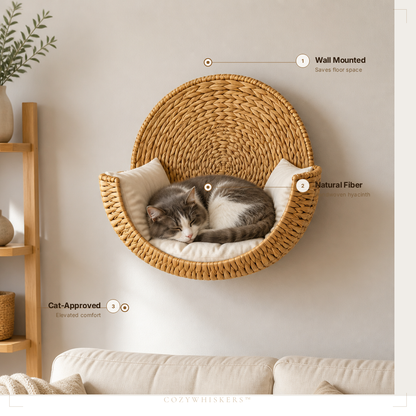Pawrelia™ Handwoven Cat Bed