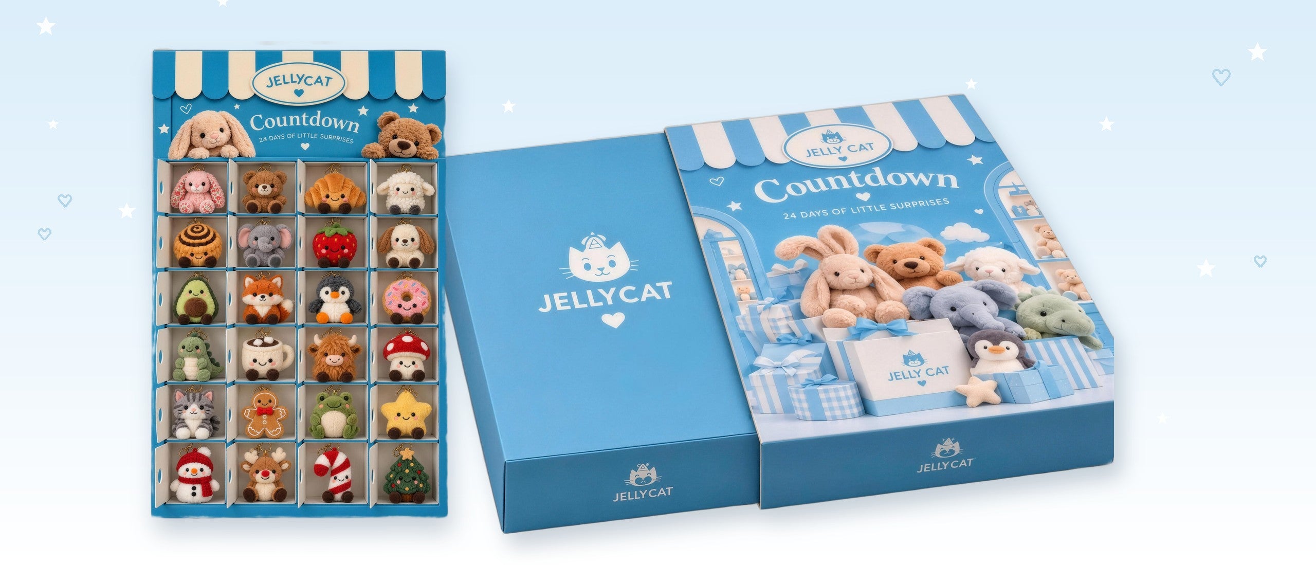 Countdown Plush Charm Advent Calendar